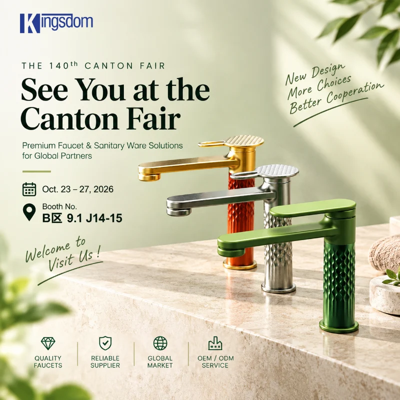 140e Canton Fair 2026: maak kennis met Kingsdom, een Chinese kraanfabrikant op stand J14-15