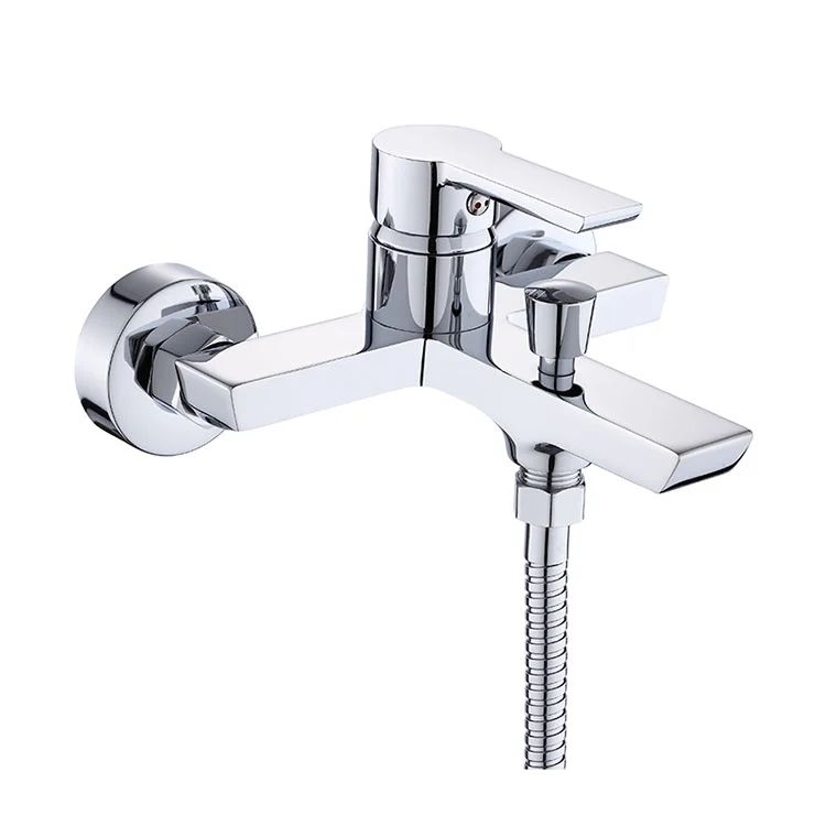 Messing vrijstaande baddouche mixer tap