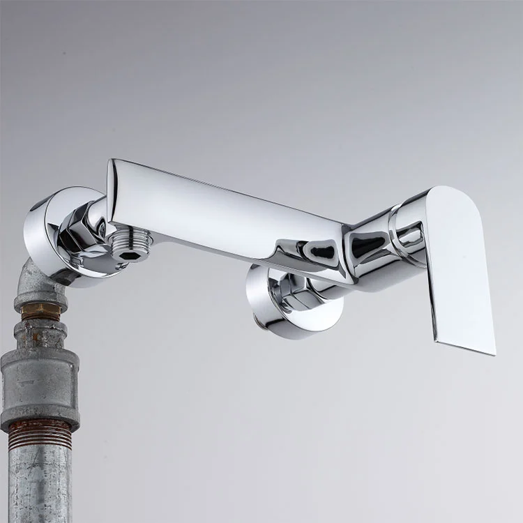 Messing single handle luxe douchekraan