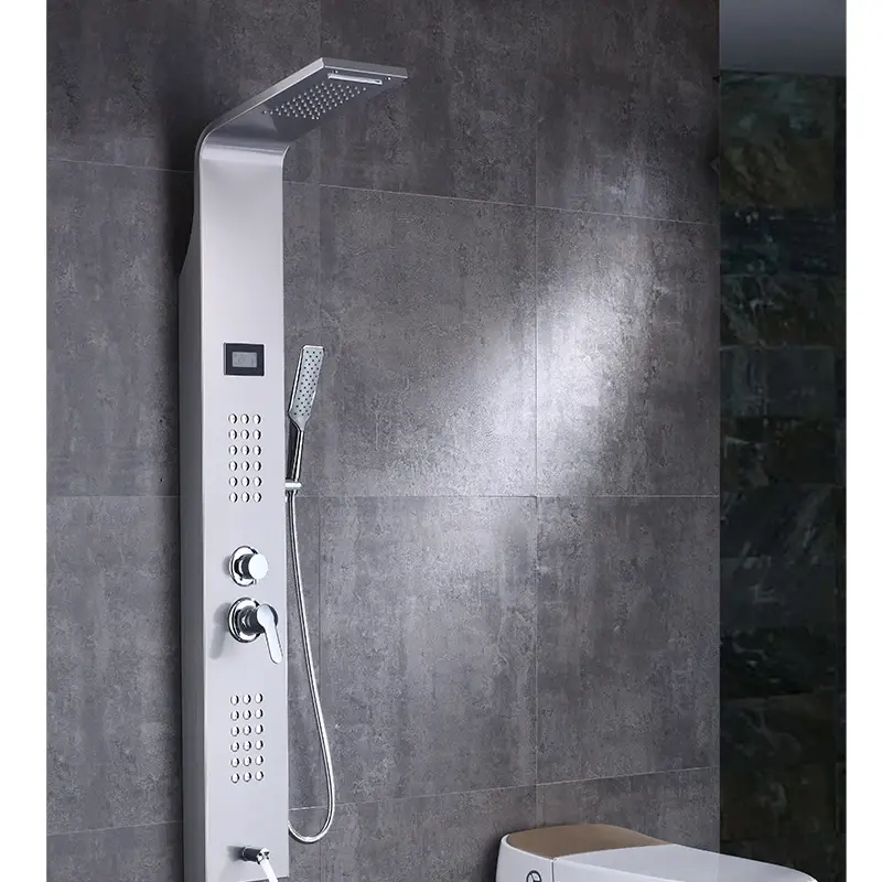 Warm en koud massagedouchepaneel