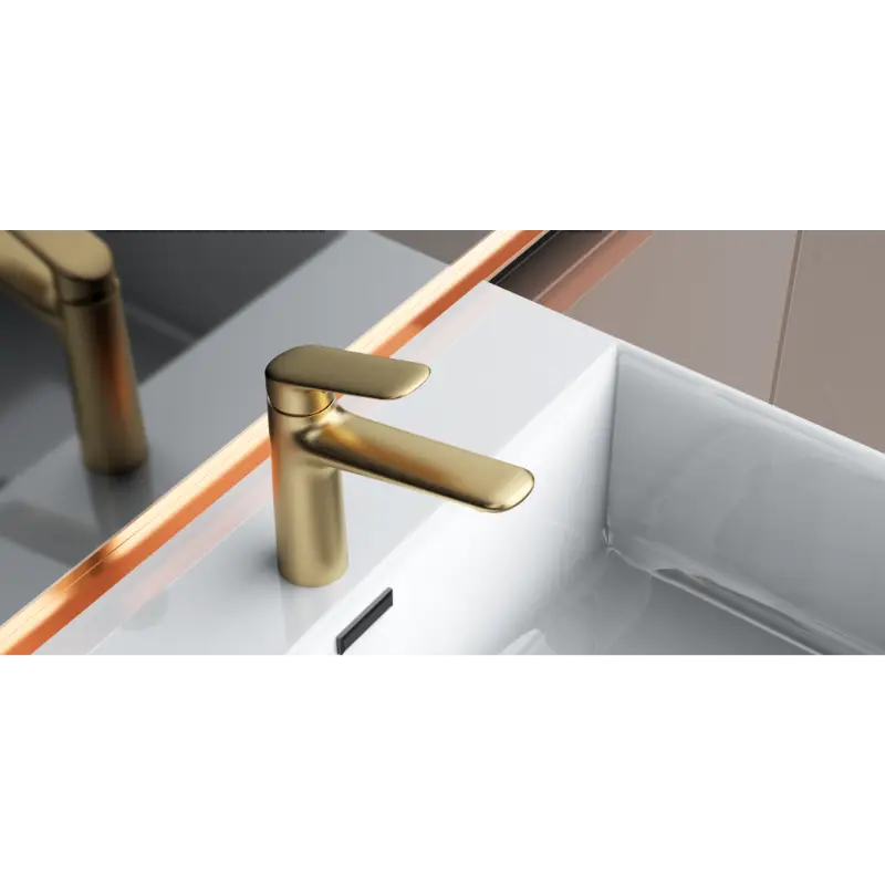 Waterval wastafelkranen enkel gat voor wastafel in de badkamer